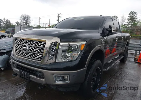 2016 Nissan Titan Xd Platinum Reserve Diesel z USA, uszkodzony, nr VIN 1N6BA1F44GN504079